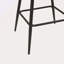 Tabouret de comptoir pivotant en similicuir