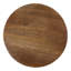Table d'appoint en bois et laiton