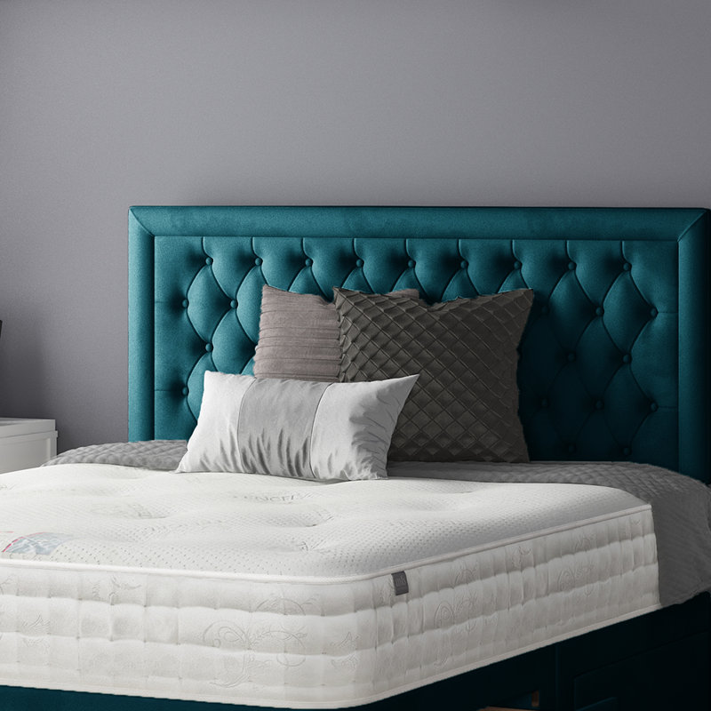 Scarborough Upholstered Headboard, Double (4'6), Mallard