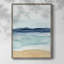 Watercolor Ocean Horizon II, reproduction encadrée - bois massif-2058773405