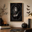 Art gothique sur toile araignée noire en argent-423732341