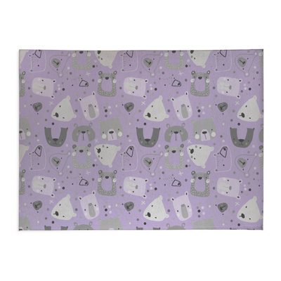 Bear Face Kids Play Mat