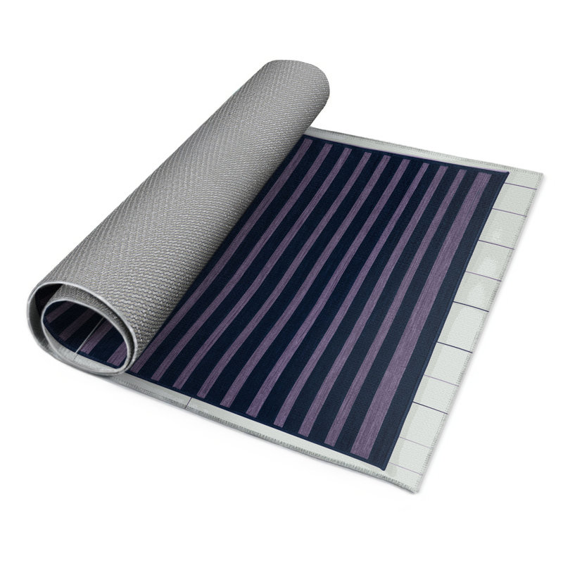 Tapis intérieur / extérieur bleu HorizontalStripes