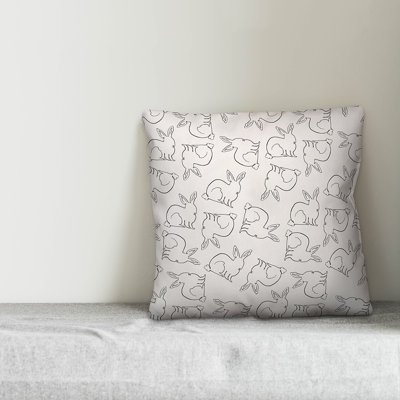 Bunny Throw Pillow