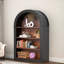 Bibliothèque avec présentoir en bois