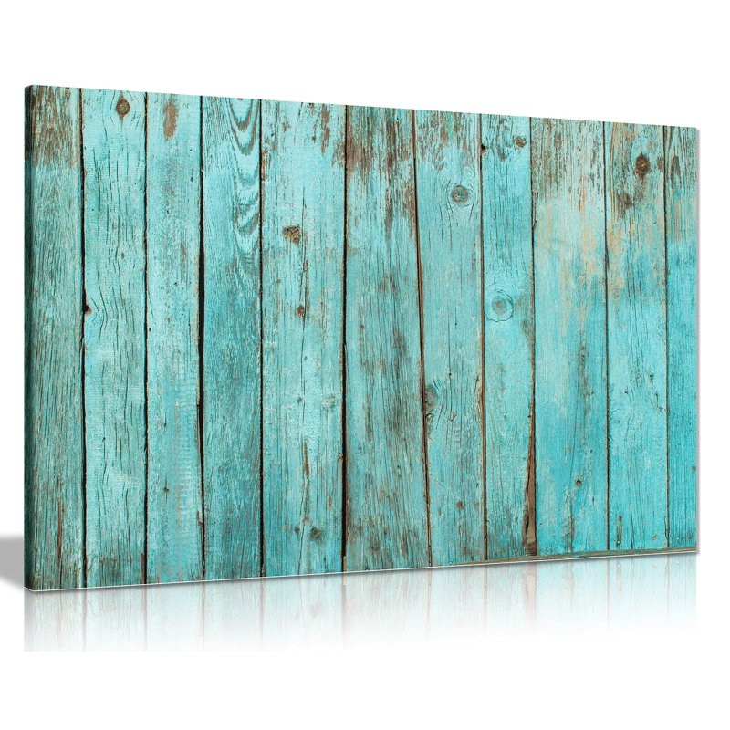 Rustic Wooden Plank Country House - Wrapped Canvas Print, 20cm H x 31cm W
