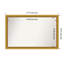 Townhouse Gold Non-Beveled Bathroom Wall Mirror-1016737472