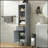 68" H Tall Bathroom Storage Cabinet With  Adjustable Shelves And One Drawer & Door, Storage Cabinet For Bathroom, Living Room, Entryway & Kitchen, Gray-1703382525