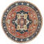 Hand Knotted Wool Oriental Area Rug in Red/Blue/Black/Yellow-493649707