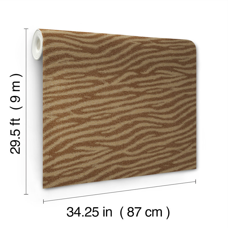 Zambia Wallpaper, Brown