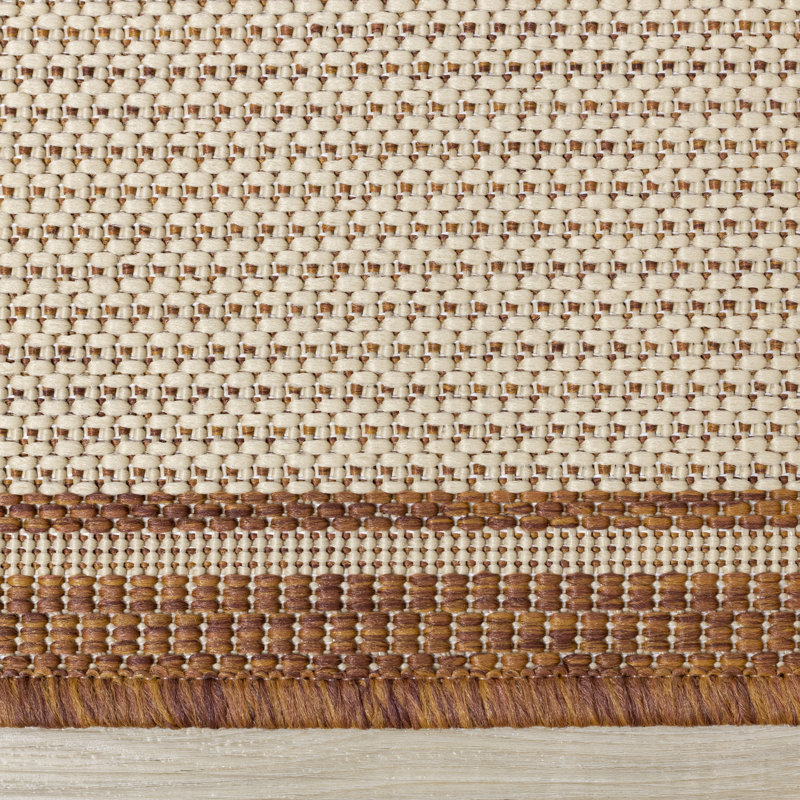 Tapis intérieur / extérieur beige Akber, Rectangle 7 pi 10 po x 10 pi 6 po