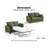 2-in-1 Pull-out Full Side Rv Sleeper Sofa Bed Convertible Chenille Sofa With 20w Fast Charging Led Light Memory Foam Couch Layered Cushion Trim-1264533459