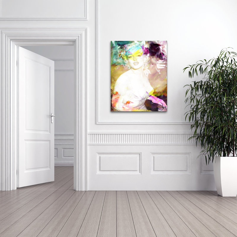 Marilyn par Salvatore Principe - reproduction d'art sur toile, H 30 po x l 20 po x P 1,5 po