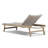 Neecy Outdoor Teak Wood Chaise Lounge-63791245