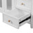 Elegant Soft-close Bathroom Vanity With Durable Ceramic Basin - Transitional Style For Compact Spaces