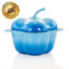 Cocotte de poivron fantaisie en fonte avec couvercle méga chef 3 qt-48434648