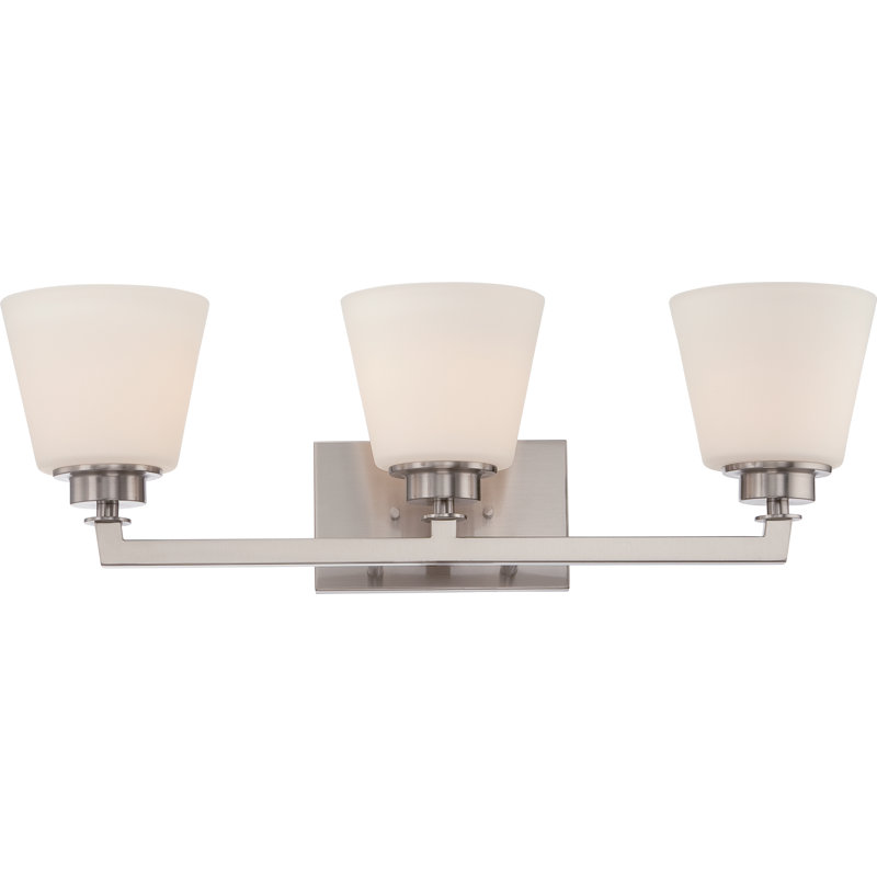 Angyl 3 - Light Dimmable Vanity Light, Brushed Nickel