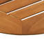 Asanta Round Pine Folding Outdoor Dining Table With Umbrella Hole , 60cm cm W 60cm cm D