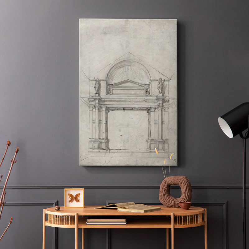 Croquis rétro XLI - galerie Cavas, H 36 po x l 24 po