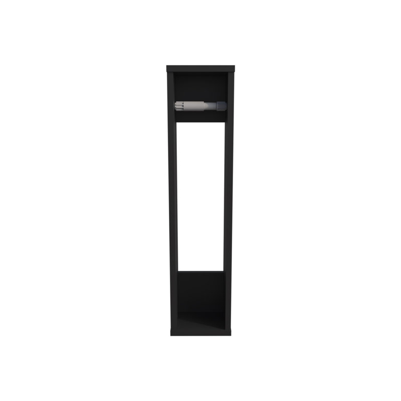 Porte-papier hygiénique Supai en mélamine, noir, Noir