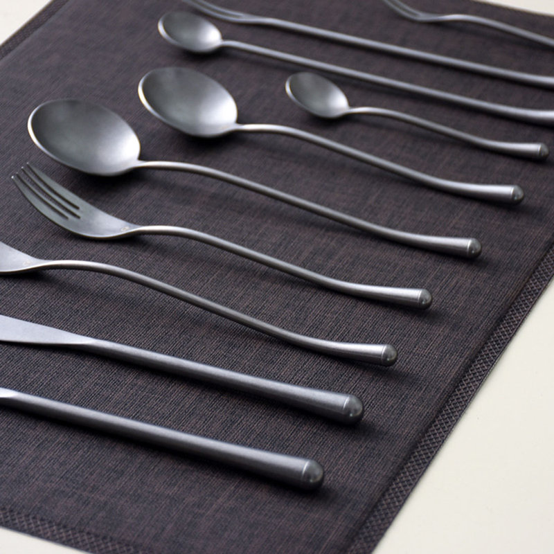 Ensemble de couverts en acier inoxydable Ebern Designs Minire