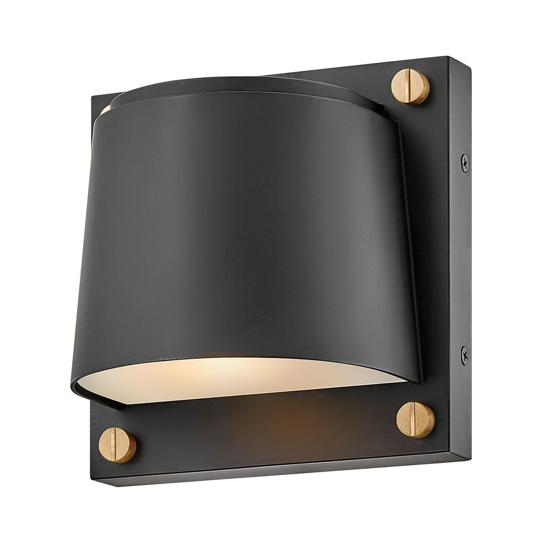 Annys 16.5cm H Outdoor Armed Sconce