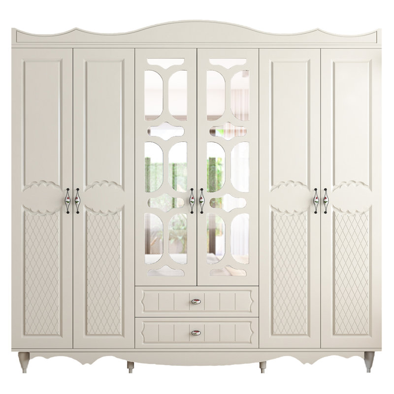 Valverde 6 Door Manufactured Wood Wardrobe