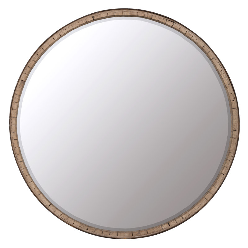 Beckett Round Beveled Mirror