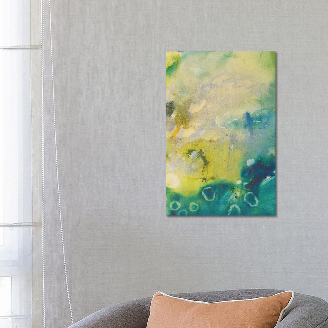 Leinwandbild Turquoise Flow III von Jennifer Gardner