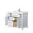 Beckett 42" Freestanding Single Bathroom Vanity with Cultured Marble Top-52605367-61131902-52605364