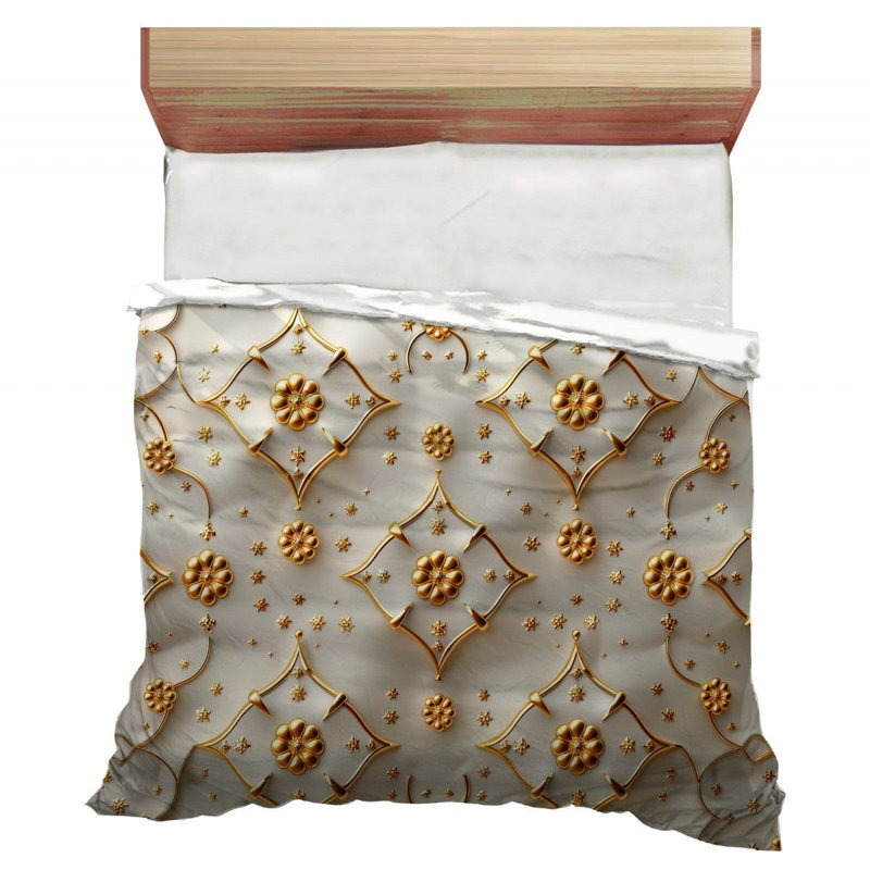 Motif élégant d'édredon décoratif Floral Bedding, Édredon très grand