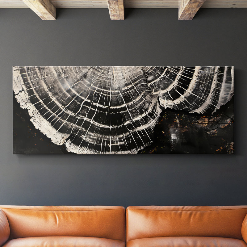Abstract Series 2 #XXV-Wide Gallery Wrapped Canvas, 12" H x 30" W