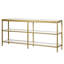 Alexis 162.6cm Glass Top Console Table-206878574
