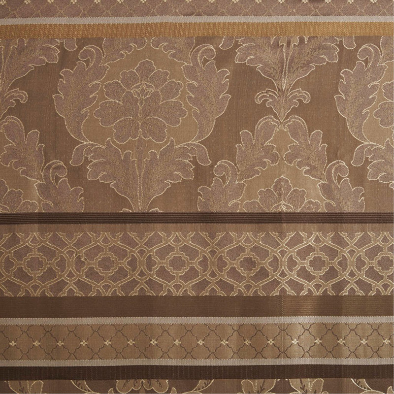 Rideau de douche jacquard, Brun