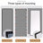 70" X 31" Full Length Mirror, Leaning Or Wall Mounted-610576532