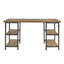 Table de bureau vintage 1 pièce avec 4 tablettes ouvertes