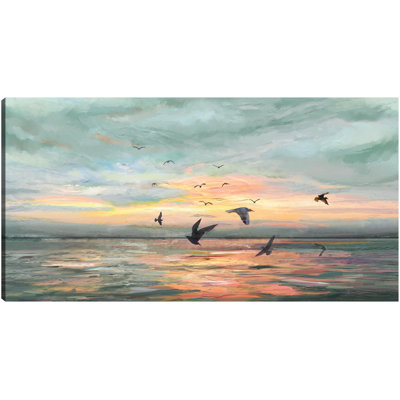 Sunrise Flight by Studio Arts Canvas Art Print