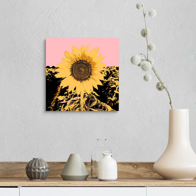 Pop Art Sunflower III par Jacob Green - reproduction d'art graphique sur toile