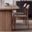 Durable Imitation Leather Ash Wood Dining Chairs