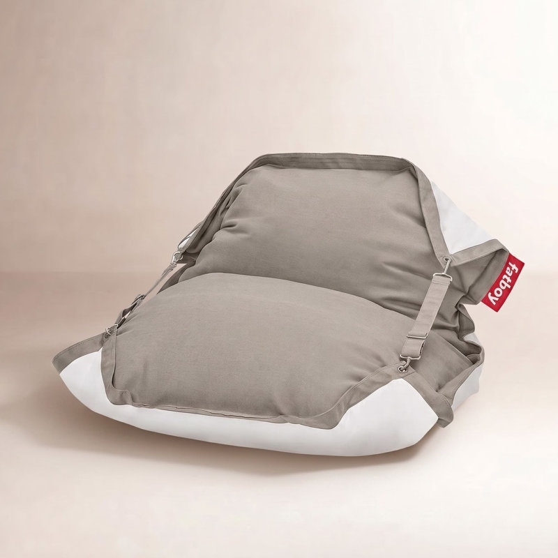 Fatboy Floatzac Original Bean Bag Pool Float, Gray Taupe Olefin