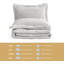 Ensemble de housse de couette 100% lin-115242406-115242407