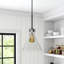 Pippin 1 - Light Black Single Pendant