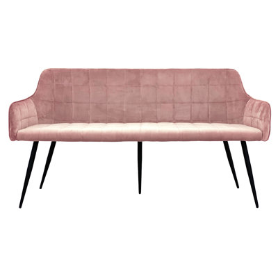 Velvet Upholstered Bench
