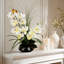 Orchidées artificielles en pot de 21 pouces, bonsaï orchidées décoratives avec technologie Real Touch, orchidées artificielles / artificielles qui semblent réelles pour les décorations de table-131419293