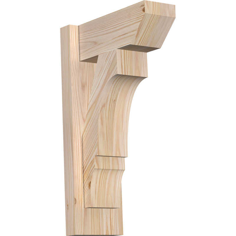 Persienne balboa à lattes en bois rustique, P 12 po x H 20 po, Sapin Douglas de 5 1/2 po (lisse)