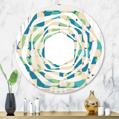 Miroir mural Whirl Abstract