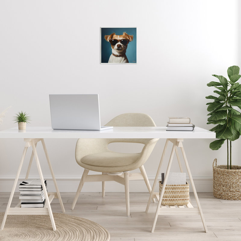 «Cool Dog on Blue» par Roozbeh Bahramali