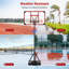 Panier de basketball extérieur pour enfants réglable de 4,82 à 8,53 pi-100531919