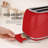 Classic Retro 2-Slice Toaster, Red-129245580
