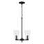 Luminaire suspendu moderne à 4 lumières pour îlot de cuisine Hillarey-958400515